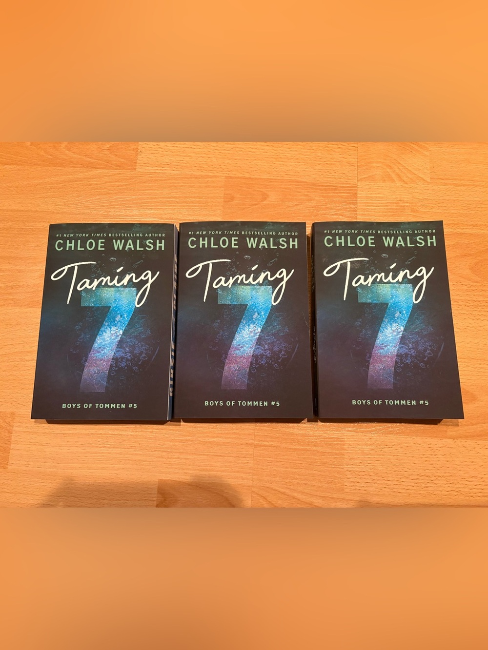 Taming 7 Deluxe Paperback Sprayed Edges by Chloe Walsh